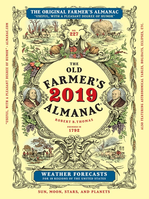 Title details for The Old Farmer's Almanac 2019 by Old Farmer's Almanac - Available